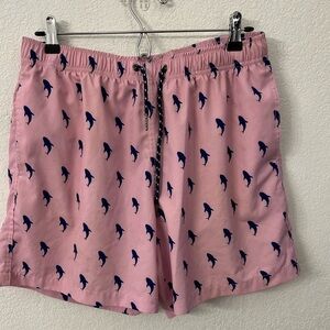 Sea State mens whale swim trunks size large